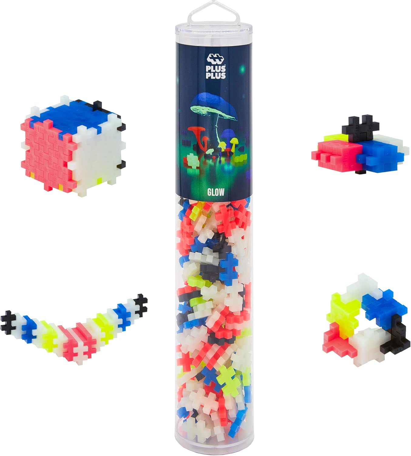 Plus Plus – Open Play Tube – 240 Piece Pastel Color Mix – Construction Building STEM | STEAM Toy, Interlocking Mini Puzzle Blocks for Kids