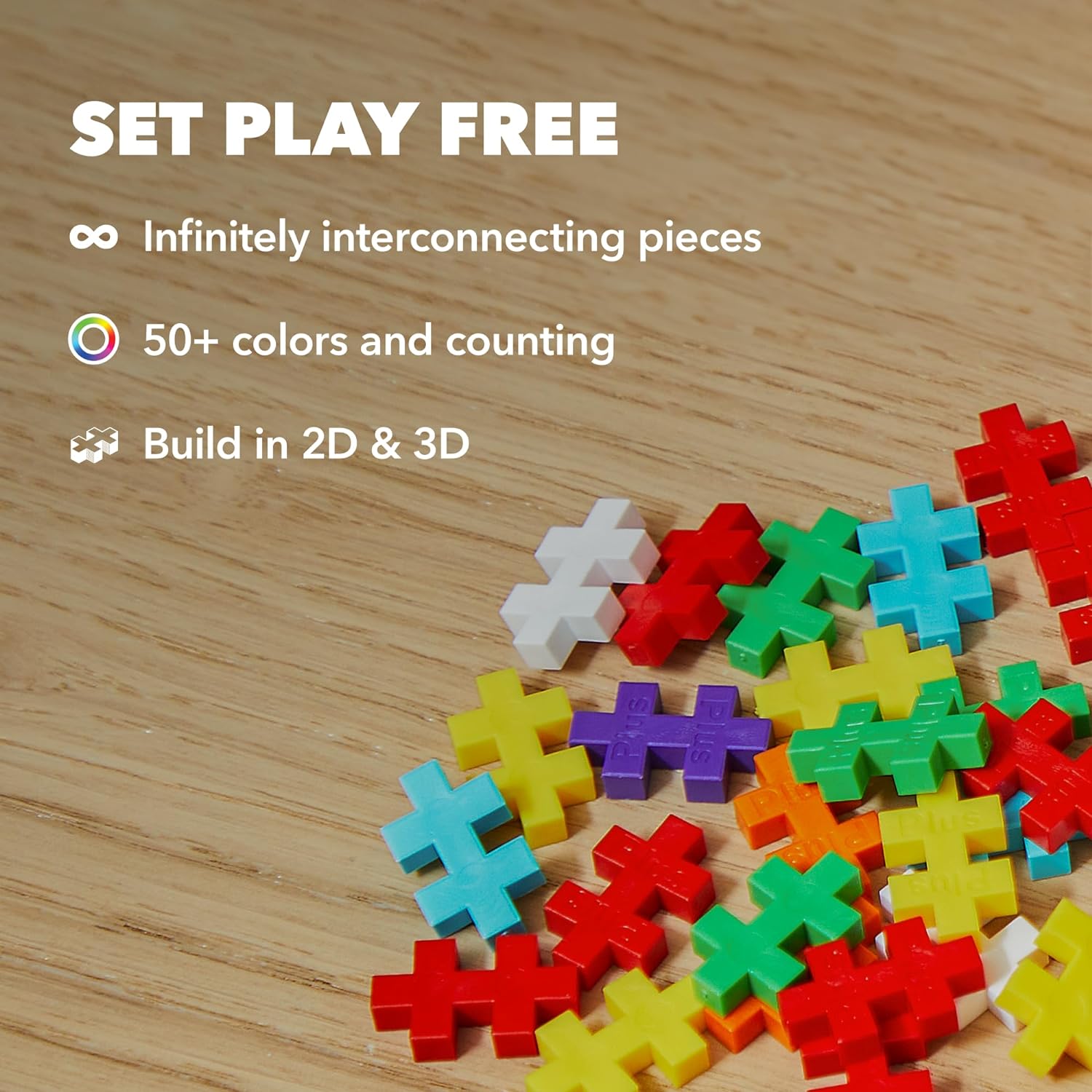 Plus Plus – Open Play Tube – 240 Piece Pastel Color Mix – Construction Building STEM | STEAM Toy, Interlocking Mini Puzzle Blocks for Kids